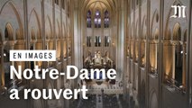 La cérémonie de réouverture de Notre-Dame de Paris