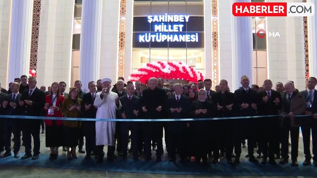 Cumhurbaşkanı Erdoğan, Şahinbey Millet Kütüphanesi'nin açılışını yaptı