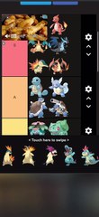 Tier list des starter de Pokémon !!!