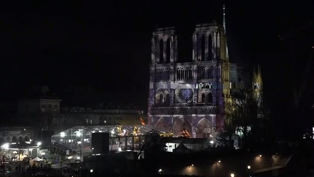 Inauguration de la Cathédrale Notre Dame de Paris après sa reconstruction