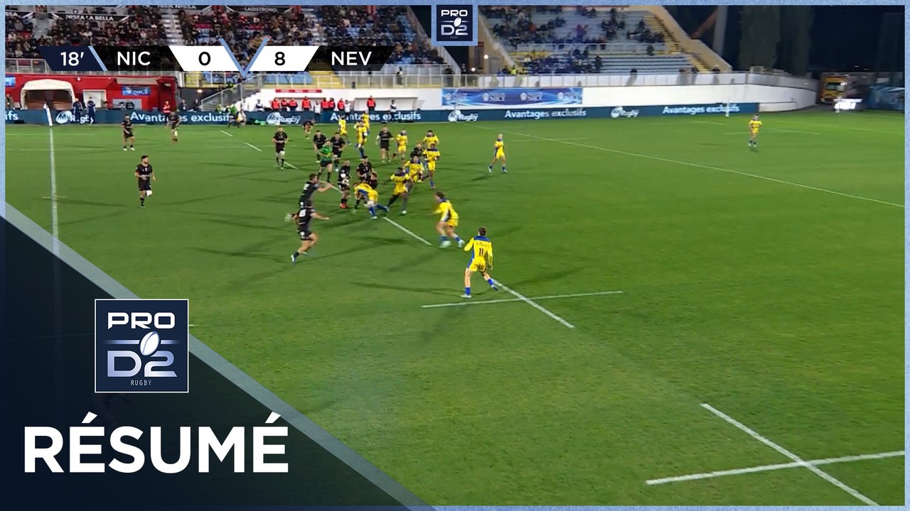 PRO D2 Saison 2024-2025 J13 - Résumé Stade Niçois Rugby - USON Nevers