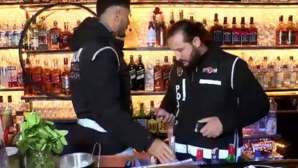 İstanbul-Beyoğlu'nda eğlence mekanlarına yönelik sahte alkol denetimi