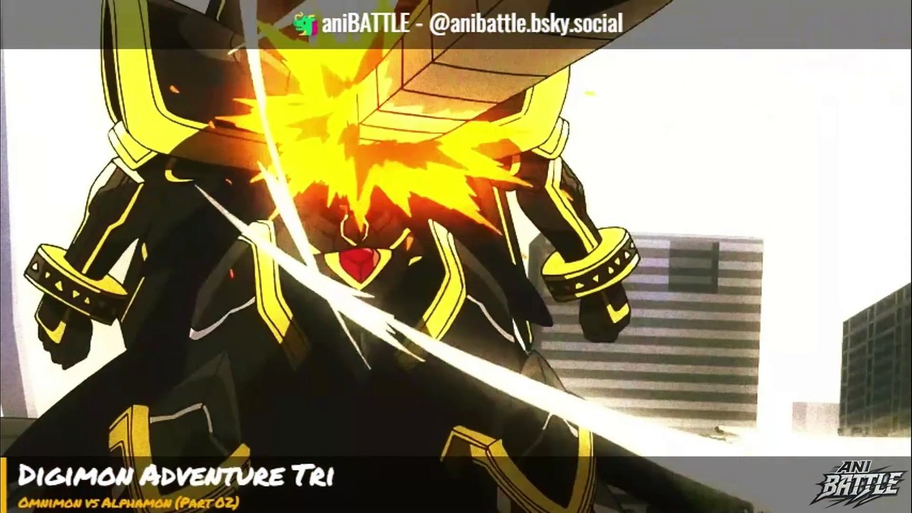 Digimon Adventure Tri - Omnimon vs Alphamon | ANIBATTLE
