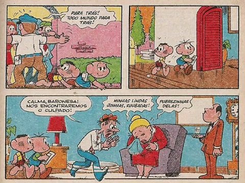 Cebolinha - O caso do roubo das joias _ Quadrinhos Turma da Mônica