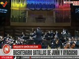 Sinfónica Simón Bolívar concluye concierto en homenaje al Bicentenario de la batalla de Ayacucho