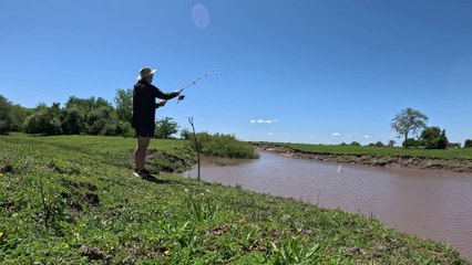 PESCA Y EXPLORACION EN RIO, Encontramos una REPRESA en un Pesquero Nuevo