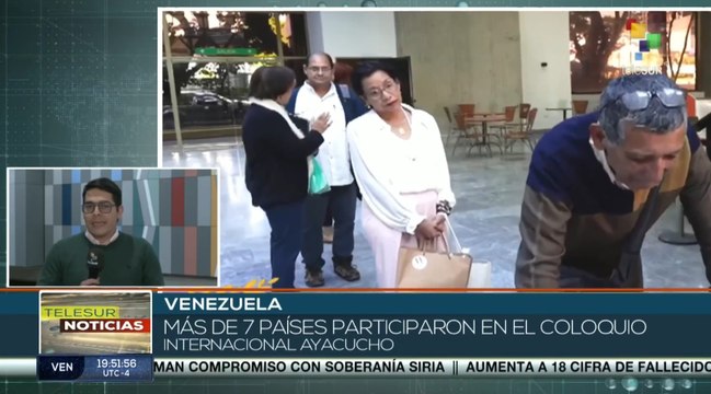 Culminó 1° jornada del Coloquio de Ayacucho en Caracas