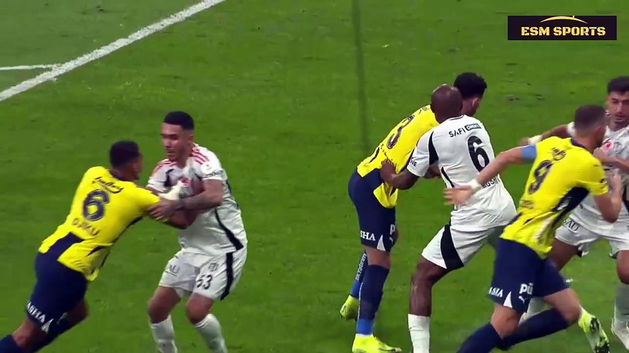 Beşiktaş vs Fenerbahçe 1-0 - Highlights All Goals Turkish Lig - 2024/25