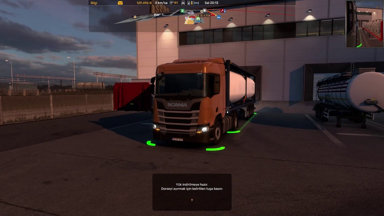 Fuel Tanker - Delivery from Istanbul City * to Edirne City - #Scania #Trucks - Euro Truck Simulator 2