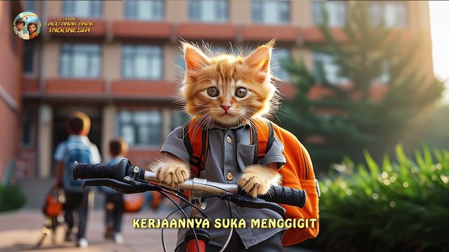 Lagu Anak Indonesia - Si Kucing Oren Kecil Lucu