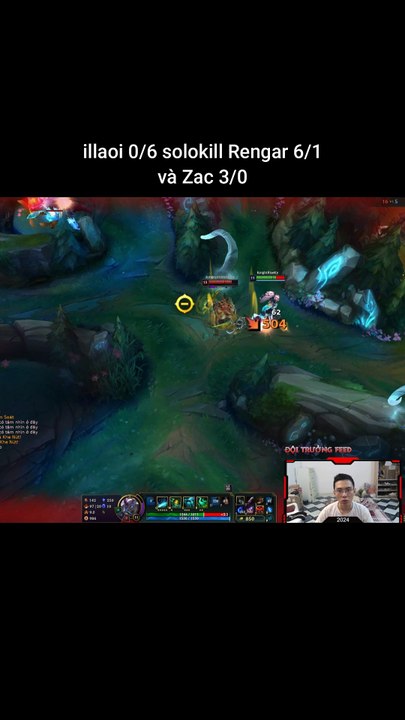 illaoi 0-6 solokill Rengar và Zac #illaoi #rengar #zac #lienminhhuyenthoai #leagueoflegends