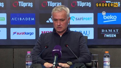 Fenerbahçe teknik direktörü Jose Mourinho'nun açıklamaları