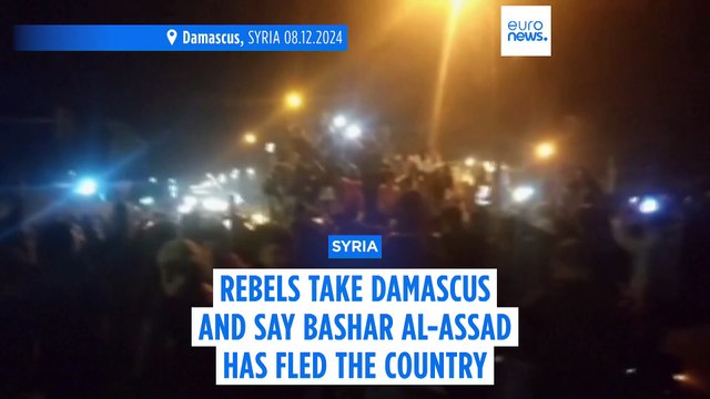 Syrian rebels take the capital Damascus, say Bashar Al-Assad has fled the country