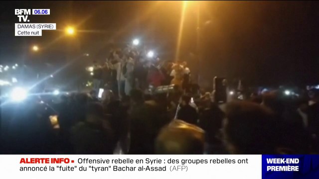 Syrie: les groupes rebellent sont entrés dans Damas et ont annoncé la fuite du tyran Bachar al-Assad