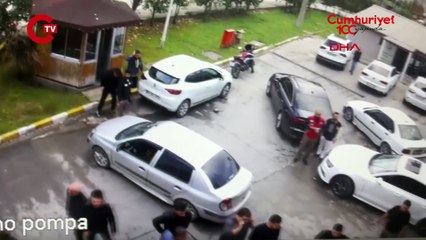 Korku filmi gibi olay: Akaryakıt istasyonunda 'oraklı' kavga! 7 yaralı...