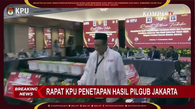 Tim Cagub Cawagub 01 Walkout dari Pleno KPU Jakarta, Tolak Tanda Tangani Sertifikat Berita Acara