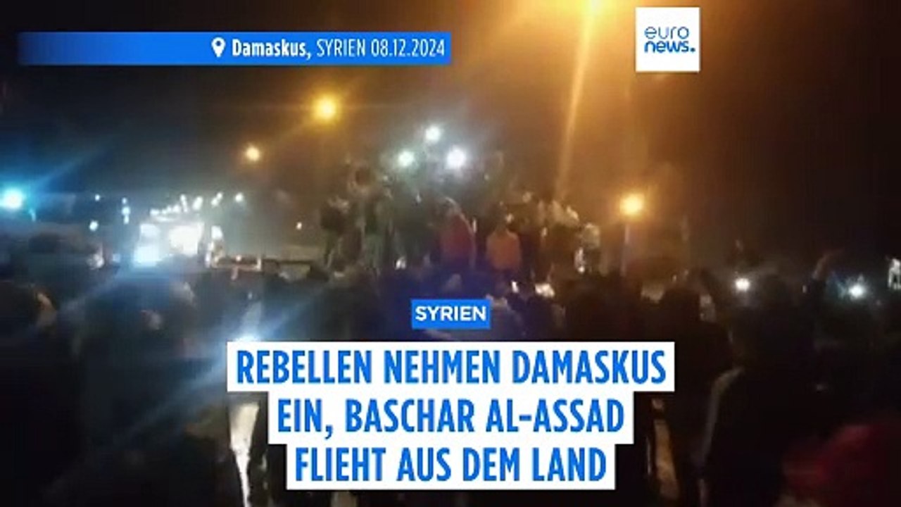 Damaskus gefallen - Assad geflohen