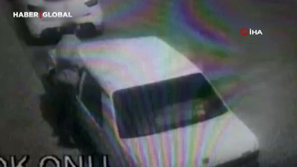 Otomobil faresi güvenlik kamerasında