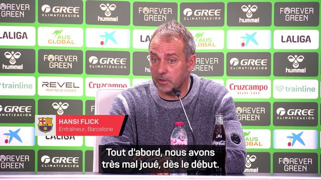 Flick : Nous avons très mal joué en première mi-temps