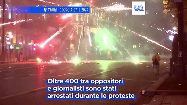 Scontri in Georgia: Germania, Francia e Polonia condannano la violenza della polizia