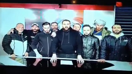 Suriye Devlet Televizyonunda tarihi görüntü