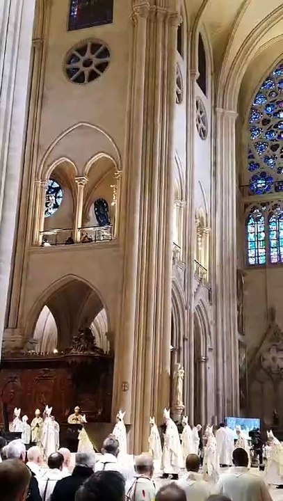 Notre-Dame de Paris. La procession