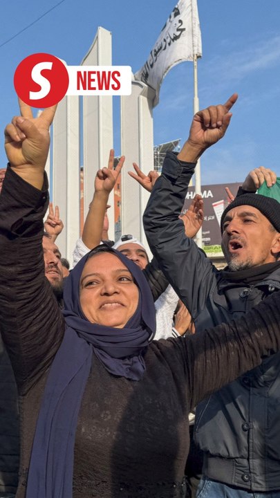 "Our happiness is immense", Syrian woman says after rebels seize Homs