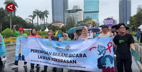 Puncak Hari Antikekerasan terhadap Perempuan digelar di CFD Jakarta