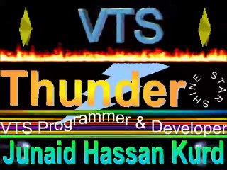 VTS Thunder - Thunder Lights - 3D Animations - 3D Stars - Junaid Kurd
