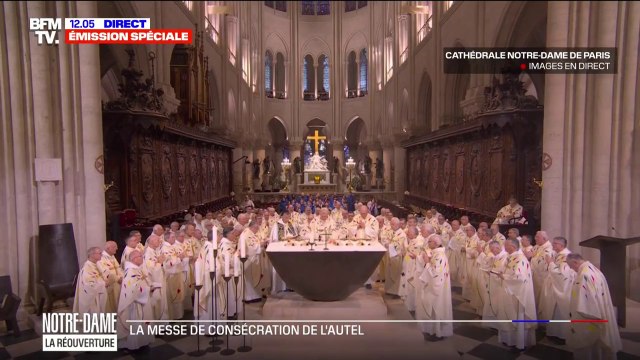 Réouverture de Notre-Dame: la consécration de l'autel de la cathédrale, le sommet de la messe pour le frère Paul-Adrien