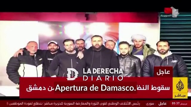 Los yihadistas sirios en cadena nacional tras tomar el poder