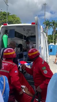 Mulher passa mal durante celebração de Nossa Senhora da Conceição da Praia
