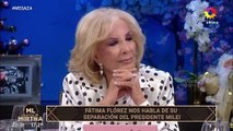 La despiadada pregunta de Mirtha Legrand a Fátima Florez sobre Javier Milei y Yuyito González