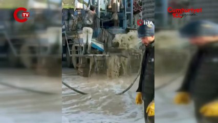 Eğirdir’de 150 tonluk yeni su kaynağı hattını delip su çaldılar