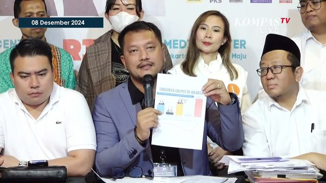 [FULL] Pernyataan Tim Ridwan Kamil-Suswono Tanggapi Hasil Penetapan Pilkada Jakarta 2024