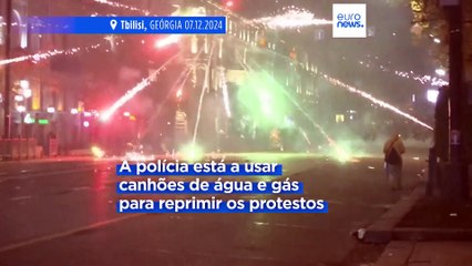 Alemanha e França criticam violência policial contra manifestantes pró-UE na Geórgia