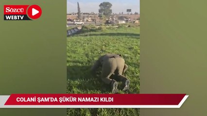 Colani Şam'da şükür namazı kıldı