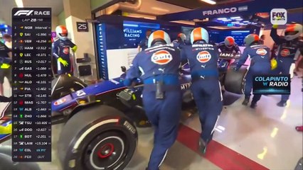 Franco Colapinto abandonó en  Abu Dhabi y se despidió de la Fórmula 1