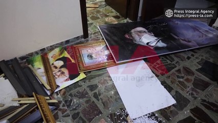 #syrie  : Attaque contre l'ambassade d'Iran après la chute de #damas et la fuite du #bachar_Al Assad.