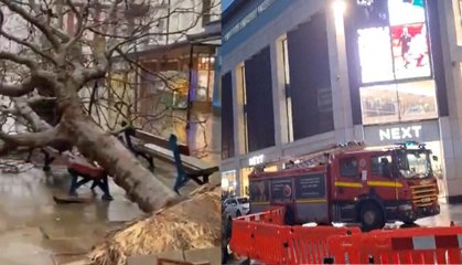 Storm Darragh causes disruption and damage across the UK