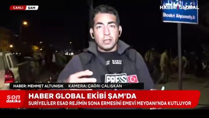 Haber Global ekibi Şam'da