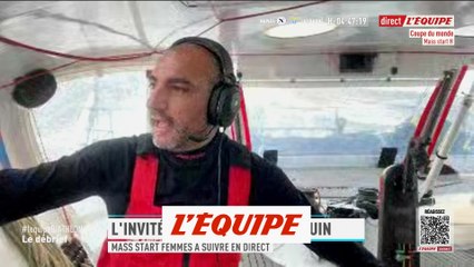 Damien Seguin fan de biathlon - Voile - Vendée Globe