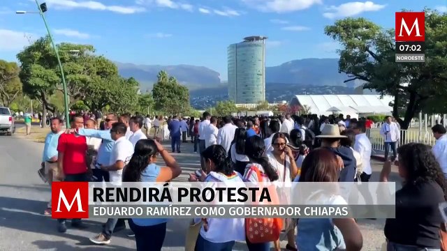 Chiapas se alista para la toma de protesta Eduardo Ramírez Aguilar, nuevo gobernador