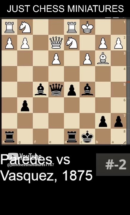 Paredes vs Vasquez. Boden's checkmate