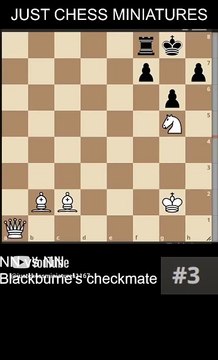 NN vs NN. Blackburne's checkmate 1