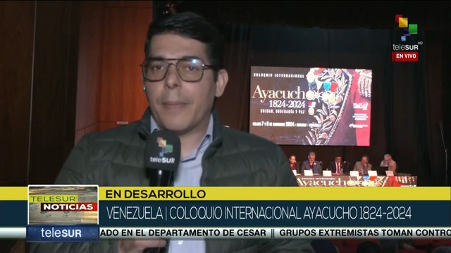 Avanza en Caracas el Coloquio Internacional Ayacucho 1824-2024