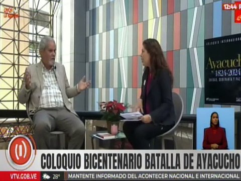 Exponentes nacionales e internacionales participan en Coloquio Internacional Ayacucho 1824 - 2024