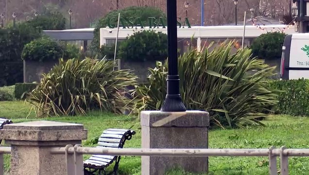 Imágenes de los vientos de hasta 130 kilómetros por hora en Euskadi