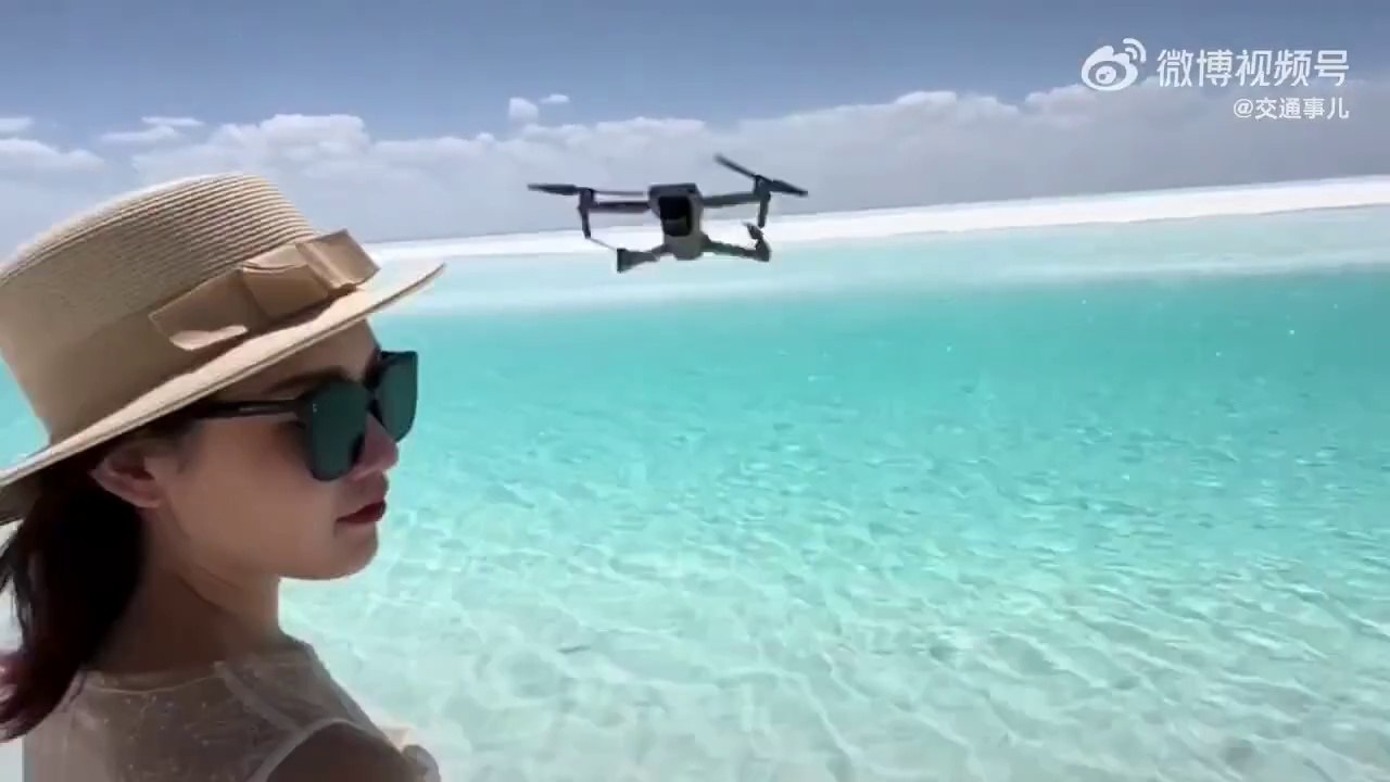A Drone Accidently Hits Tourist Girl, What a Wonderful Day