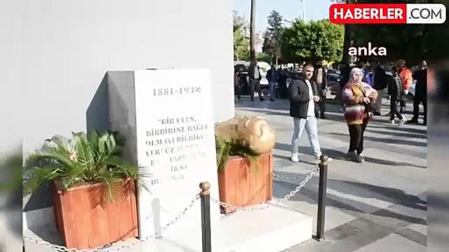 Mersin'de Atatürk Büstüne Saldırı: Şahıs Gözaltına Alındı